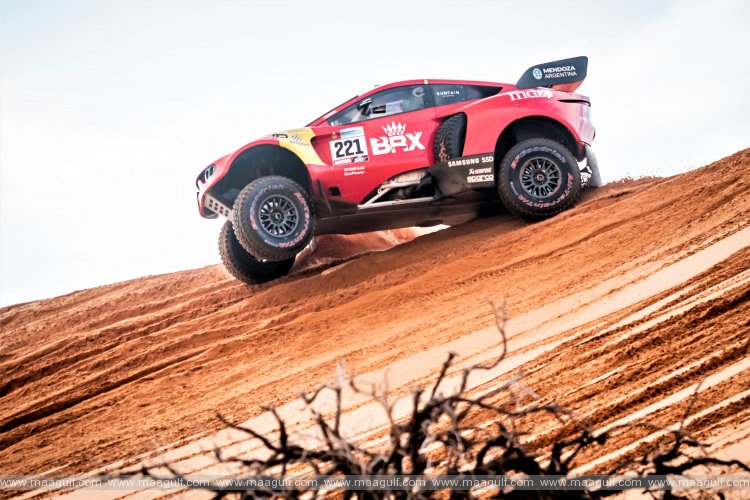 Loeb boosts Dakar Bid with historic stage Victory for BRX